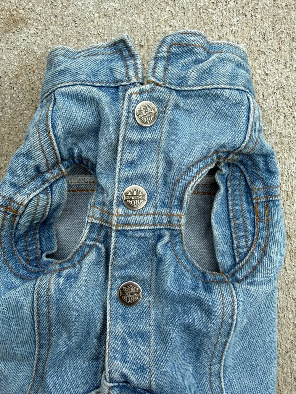 Harley-Davidson Denim Dog Vest